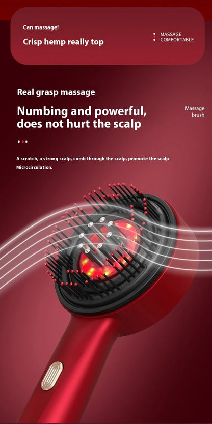 Hair Haven Electric Scalp Massage Comb – Red Light & Hair Care